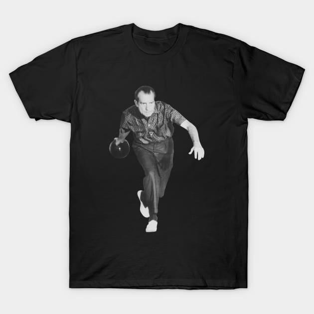 President Richard Nixon Bowling T-Shirt by warishellstore